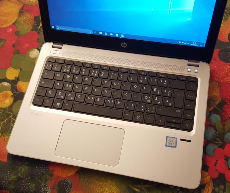 Updated Italian Keyboard on a laptop computer